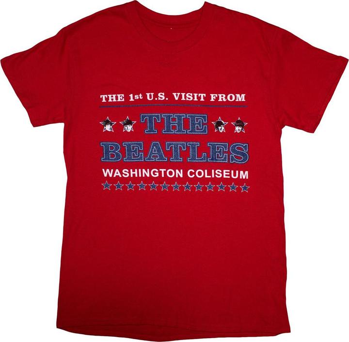 The Beatles Washington '64 Stars Setlist TShirt