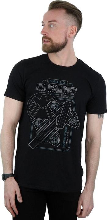 Produktbild S.H.I.E.L.D. Helicarrier Mobile HQ TShirt (4XL)