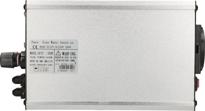 Actual product image Extralink CAR VOLTAGE CONVERTER 12V - 230V, 300W, PURE SINUS OPIP-300W