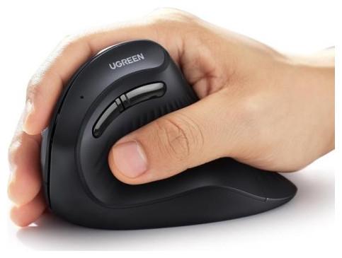 Produktbild Ugreen Mouse Wireless 2.4 GHz & Bluetooth MU008 Black 25444 (Kabellos)
