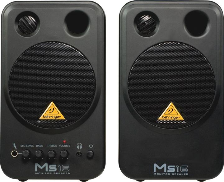 Actual product image Behringer Ms16 (Active, Pair, 1x 16 W)