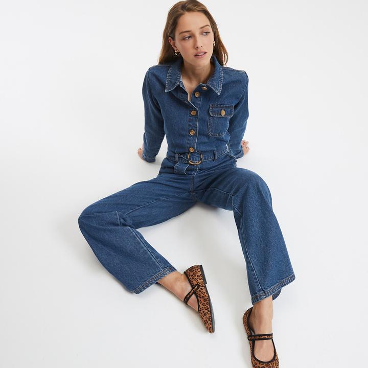 Produktbild La Redoute Collections Jumpsuit aus Denim Signature CORALIE (36)