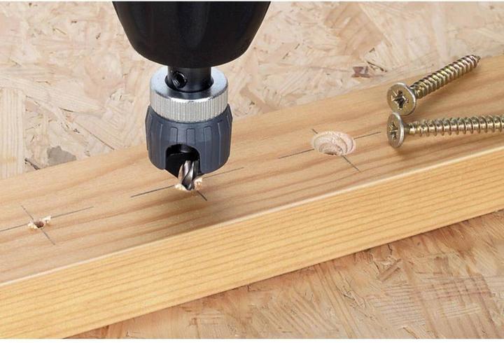 Actual product image wolfcraft wolfcraft 1 Vorbohrer m Senker+Tiefenst. ø3,2x12mm (3.2 mm, 12 mm)