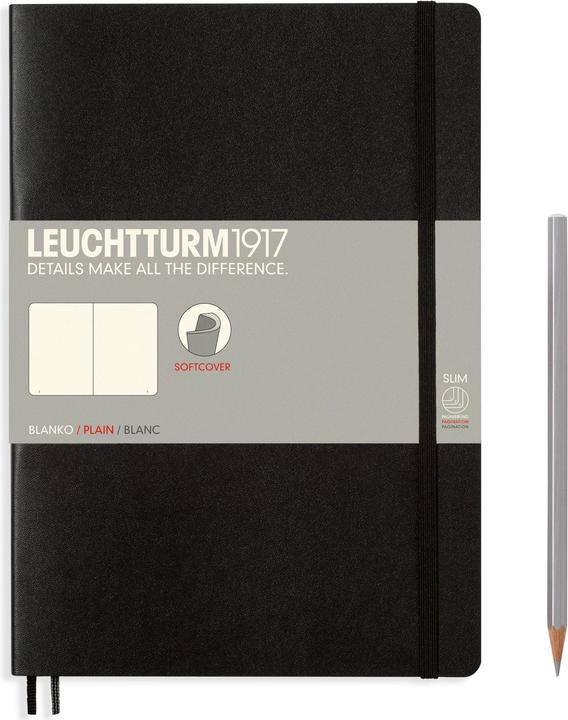 Image du produit Leuchtturm1917 Composition, couverture souple (B5, Blanc, Couverture souple)