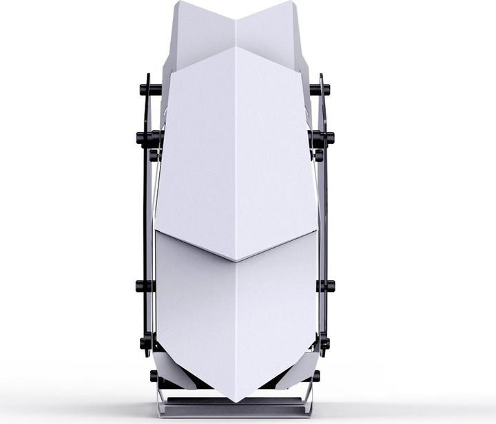 Actual product image Jonsbo MOD3 Mini Micro-ATX Tower Showcase, Tempered Glass - White (mATX, Mini-ITX)