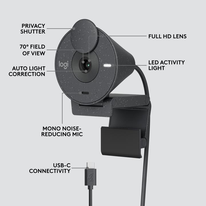 Immagine prodotto Logitech Brio 300 (2 Mpx)