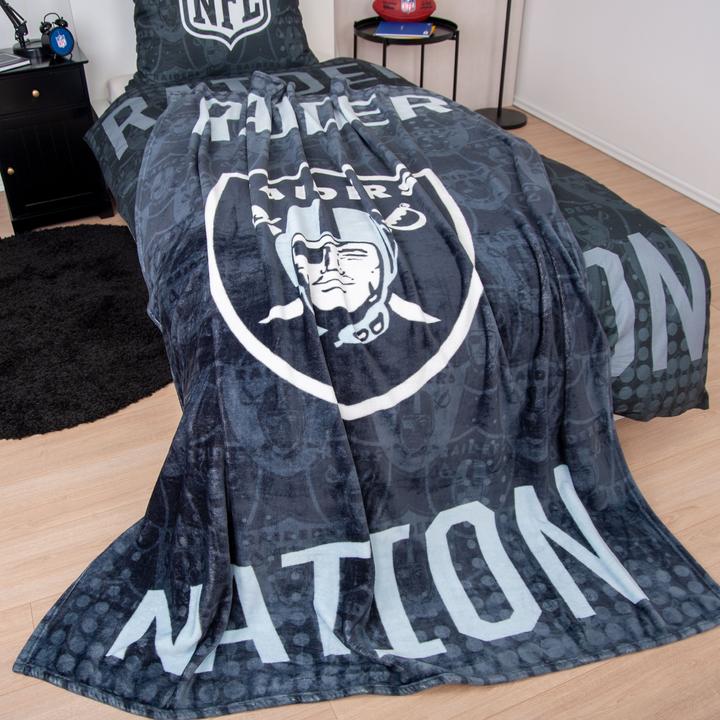 Actual product image NFL Raiders Wellsoft blanket (150 x 200 cm)
