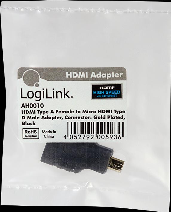 Image du produit LogiLink Micro HDMI vers (HDMI)