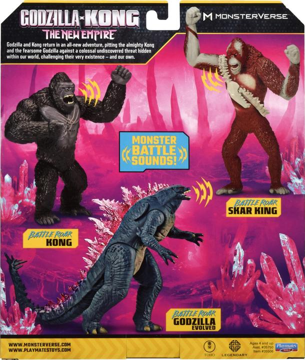 Actual product image Konjac Sponge MonsterVerse - Deluxe Battle Roar Godzilla 17.5 cm (271-35506)