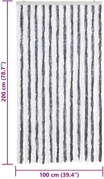 Grey and white