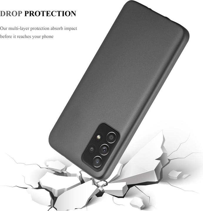 Produktbild Cadorabo TPU Matt Metallic Hülle (Samsung Galaxy A52, Samsung Galaxy A52 5G, Samsung Galaxy A52s 5G)