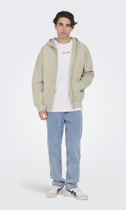 Actual product image Only & Sons Onsdan Life Rlx Heavy Zip Hoodie Noos (XXL)