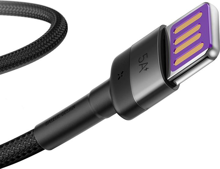 Actual product image Baseus Cafule HW Quick Charging Data cable USB Double-sided Blind Interpolation For Type-C 40W 1m Gray b... (1 m, USB 3.2 Gen 2, 40 W)