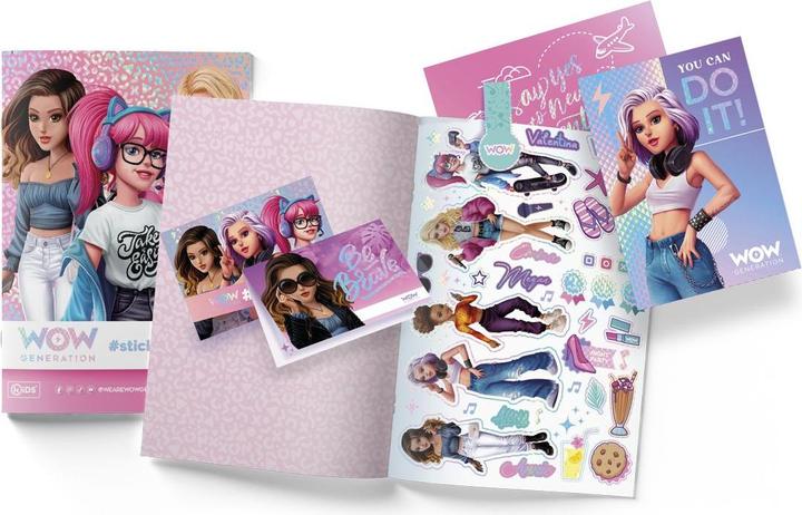 Actual product image Kids Euroswan WOW GENERATION sticker book