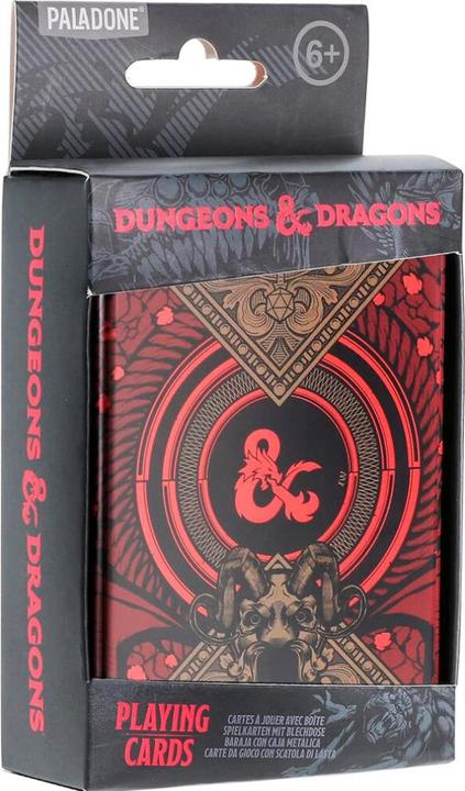 Produktbild Paladone Products Dungeons and Dragons: Dungeons and Dragons Playing Cards with Storage Tin