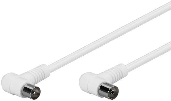 Produktbild Goobay Gewinkeltes Antennenkabel 80 dB, 2x geschirmt (80 dB, Antennenkabel)