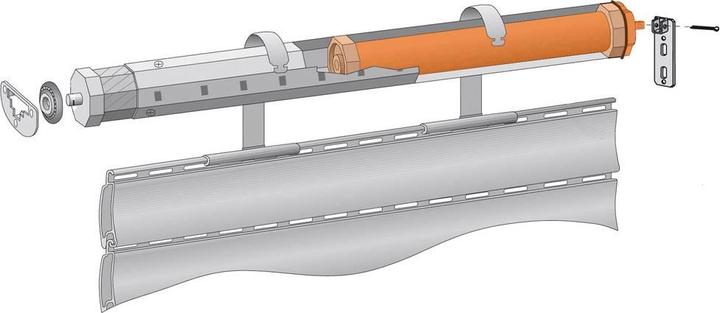Actual product image Kaiser Nienhaus 131000 Tubular motor 40 mm 10 Nm