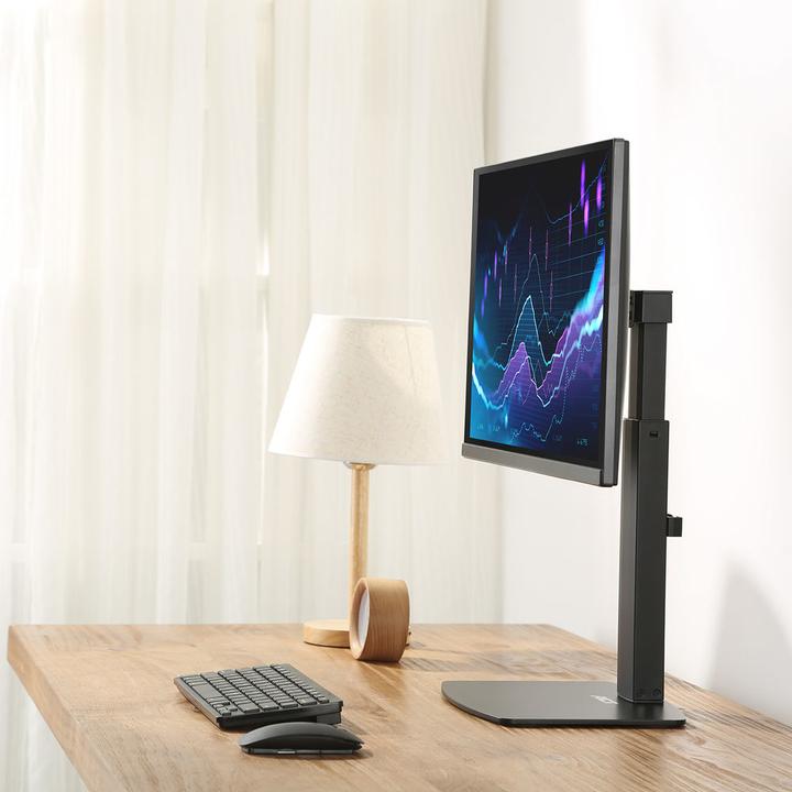 Produktbild Monitor Desk Stand, 1 screen up to 32ö, with gas spring (Standfuss, 32")