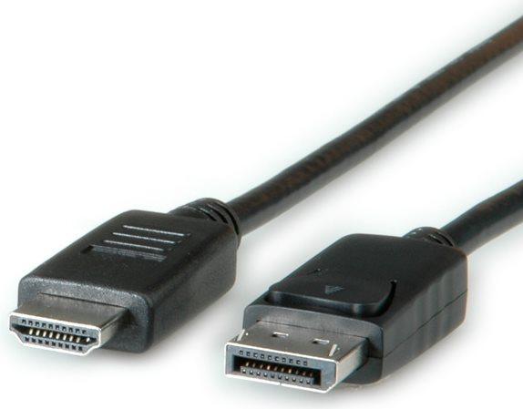 Produktbild Roline DisplayPort — HDMI (Typ A) (1 m, DisplayPort, HDMI)