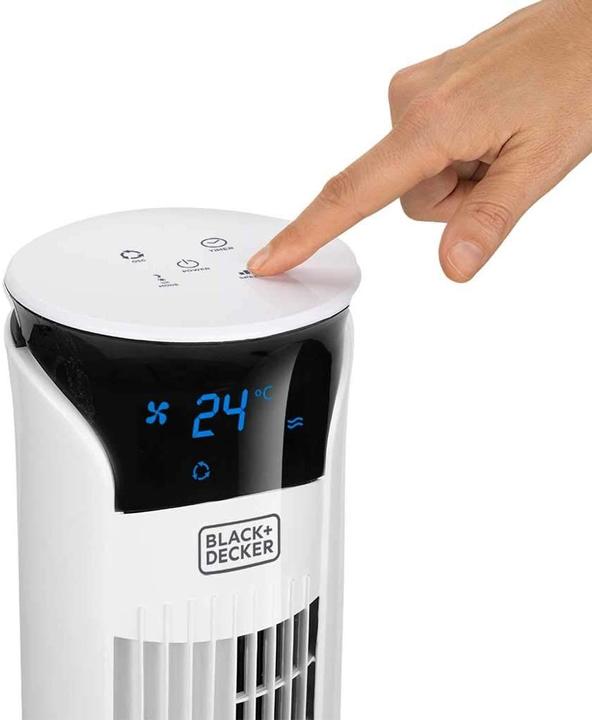 Actual product image Black & Decker Black+Decker BXEFT48E - Digital oscillating tower fan (56 dB)