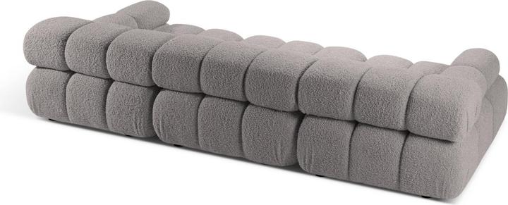 Actual product image Micadoni Velvet Modular Sofa, "Bellis", 3 Seats, 282x94x70 Made in Europe (2 person sofa, 3-seater, 4-seater)