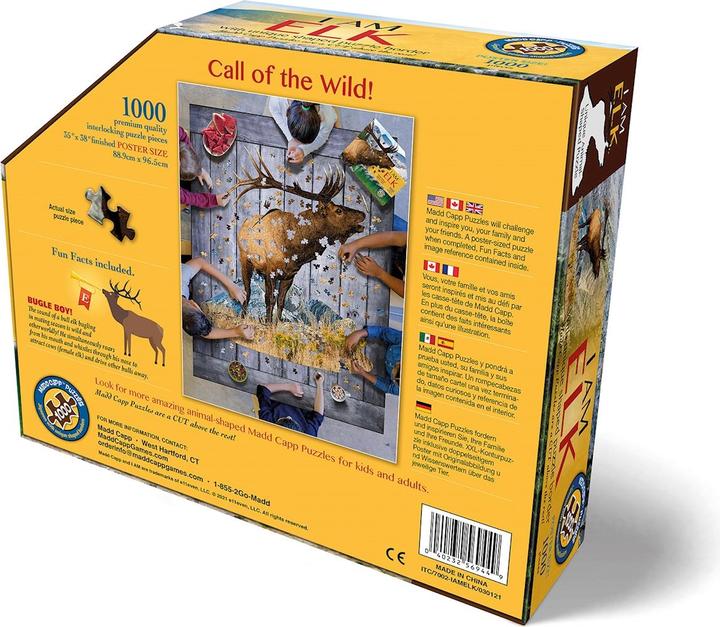 Image du produit Madd Capp Shape Puzzle élan pcs (1000 pièces)