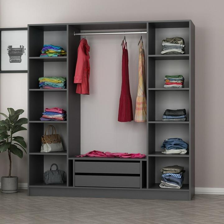 Image du produit Skye Decor Kale Mirror Four Door Wardrobe