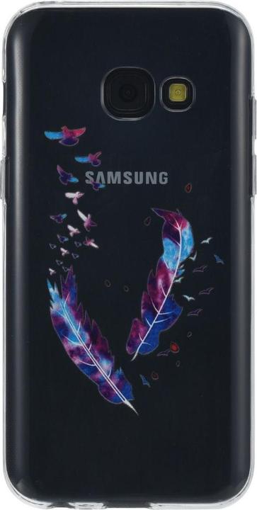 Produktbild König Design Henna Cover für Samsung Galaxy J3 2016 Case Schutz Hülle Silikon Federn Bunt Neu (Samsung Galaxy J3 (2016))