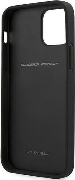 Actual product image Ferrari FESAXHCP12LRE iPhone 12 Pro Max 6.7" czerwony/red hardcase On Track Carbon Stripe (Apple iPhone 12 Pro Max)