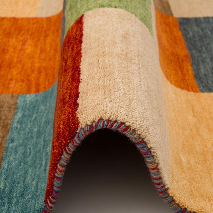 Produktbild Pergamon Natur Wolle Teppich Gabbeh Esta Läufer (70 x 300 cm)