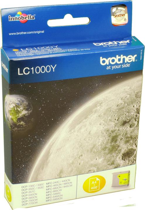 Actual product image Brother Lc-1000y (Y)