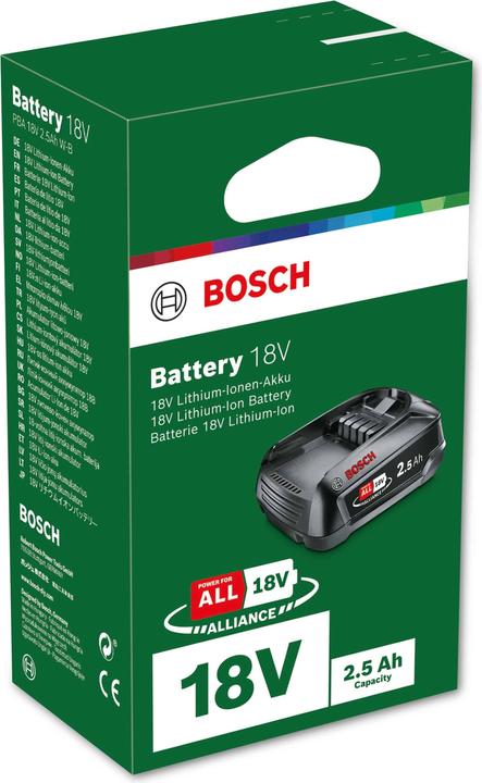 Productafbeelding Bosch Home & Garden Accupack PBA 18V Lithium-Ion (18 V)