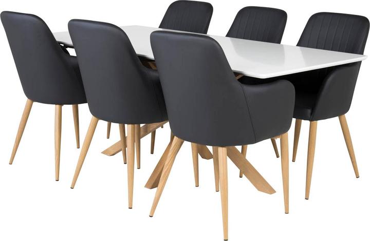 Produktbild Ebuy24 Essgruppe Piazza 19 (7-teilig) (180 x 90 x 75 cm)