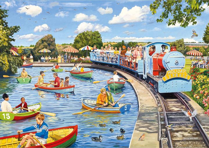 Actual product image Gibsons Puzzle Wish you were here 4x500 pieces (500 pieces)