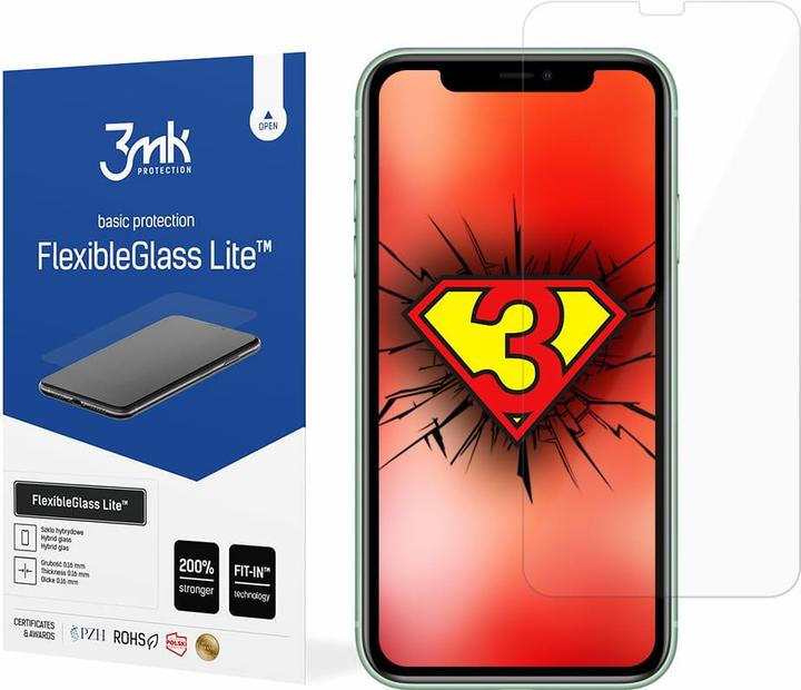 Produktbild 3MK hybrid glass Flexible 2.5D Lite for iPhone 11 (1 Stück, Apple iPhone 11)