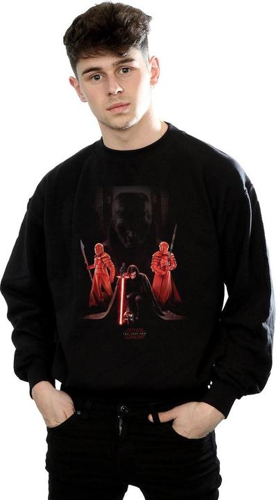 Actual product image Star Wars Mens The Last Jedi Kylo Ren Kneeling Sweatshirt (M)