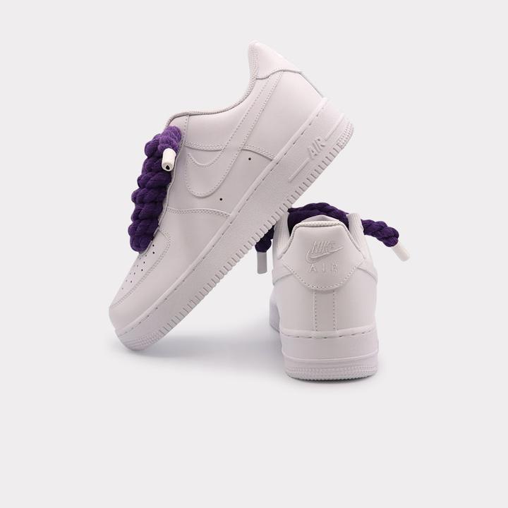 Purple, White