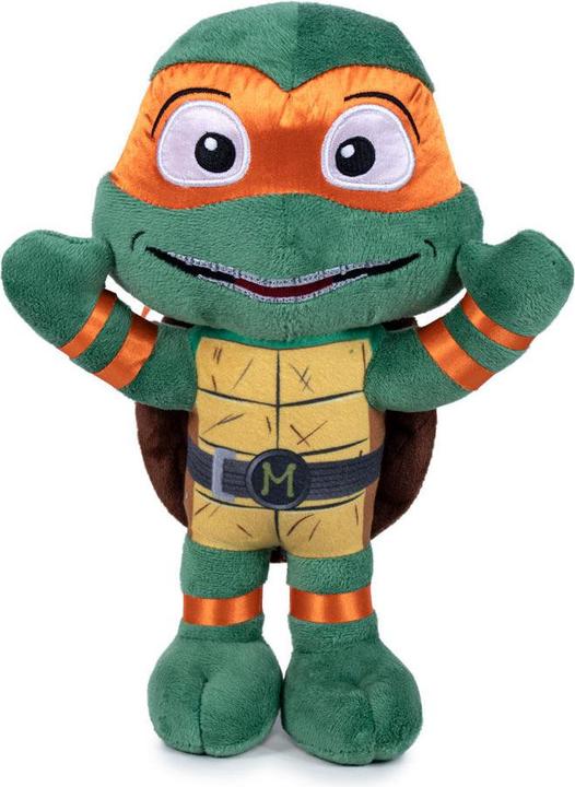 Actual product image Play by Play Ninja Turtles Mutant Mayhem Leonardo plush toy 21cm (21 cm)