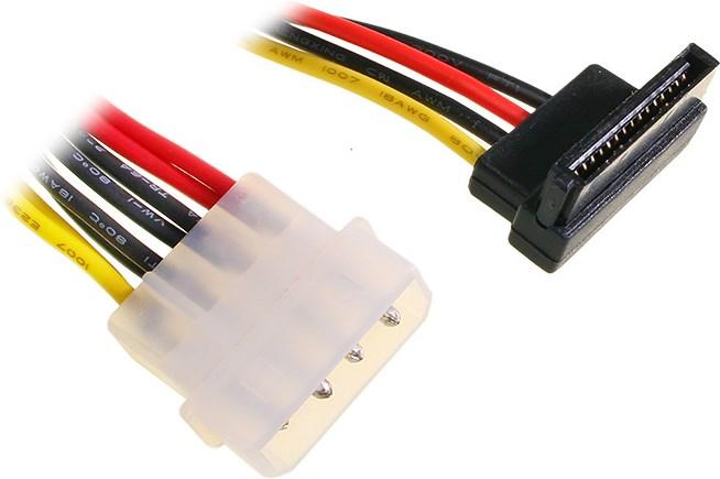 Immagine prodotto InLine Cavo adattatore di alimentazione SATA a 4 pin Molex angolato in basso