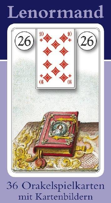 Produktbild Lenormand Orakelkarten, Wahrsagekarten (Deutsch, Königsfurt-Urania Verlag, 2007)
