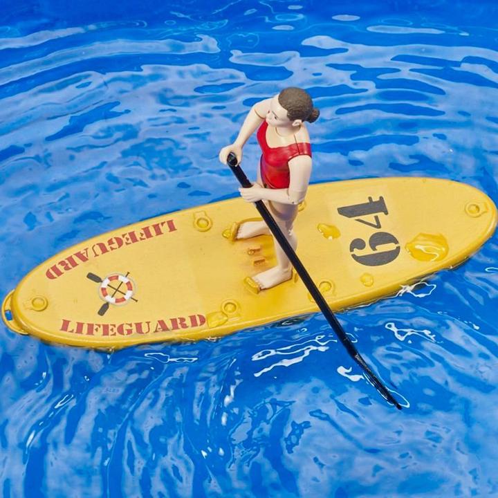 Actual product image Bruder bworld Life Guard with Stand Up Paddle