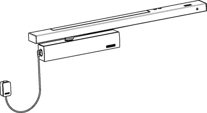 Produktbild Geze TS 5000 RFS 3-6 silberfarbig155481155481 (Gartentor, Eingangstür, Holztür, Indoor)