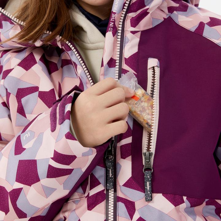 Produktbild Wedze Snowboardjacke Kinder - SNB 500 Camouflage lila (128)