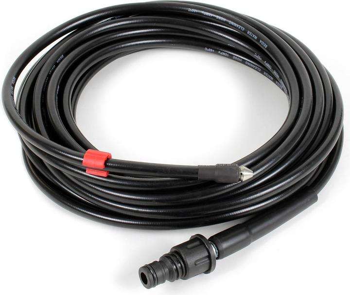 Actual product image Wiltec XPOtool Pipe Cleaning Hose 20m Drain Hose 4 Adapters High Pressure Cleaner 160bar Pipe Cleaning