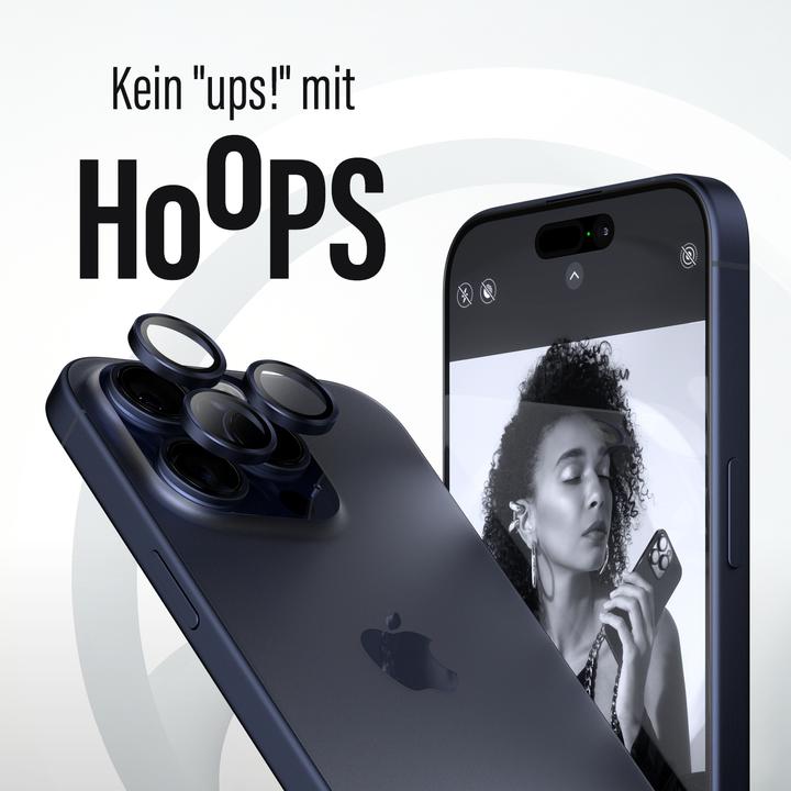 Image du produit PanzerGlass Hoops Camera Lens Protector (1 pièce(s), Apple iPhone 15 Pro Max, Apple iPhone 15 Pro)