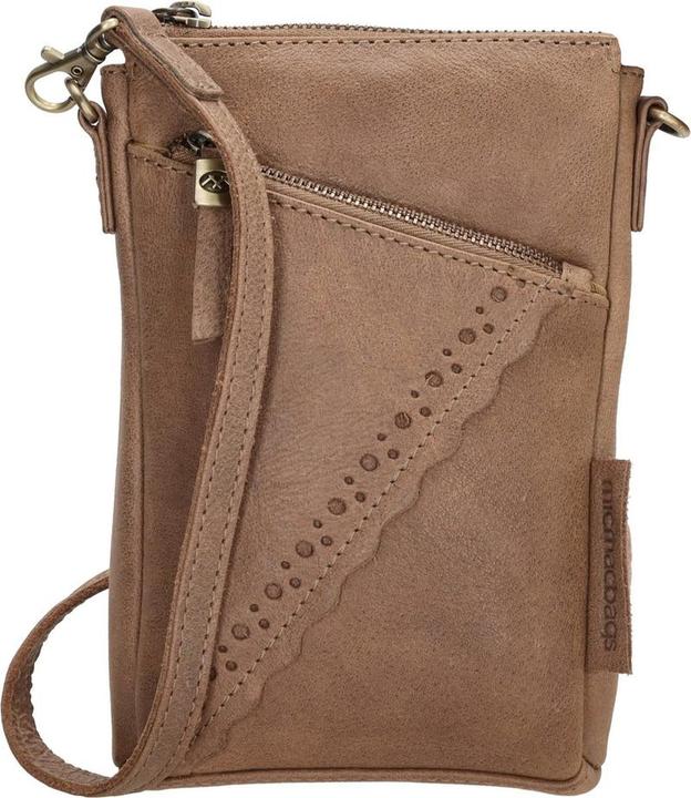 Image du produit Micmacbags Hide & Stitches Marrakech Telefonsasche - Taupe - 100% Leder