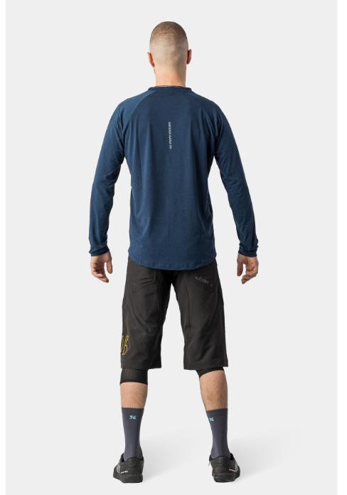 Image du produit dirtlej Mountee drirelease® Merino Longsleeve Jersey, bleu, L (L)