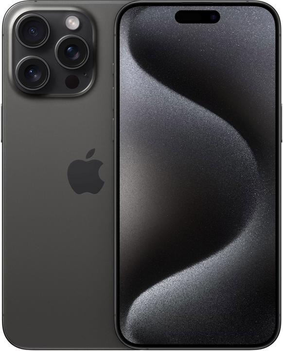 Apple iPhone 15 Pro Max (256 GB, Black Titanium, 6.70", SIM + eSIM, 48 Mpx, 5G)