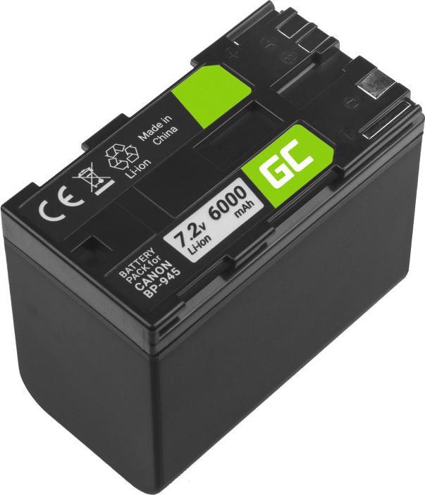 Actual product image GreenCell Camera Battery BP-80 BP-941 BP-945 for cameras Canon DM-XL1 - 7.2V - 6000 mAh (Camera battery)