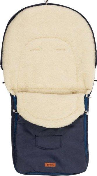 Sensillo Sacco a pelo di lana - NAVY PER TROLLEY (95x40)